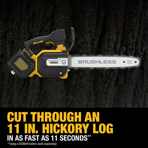 DEWALT 60V MAX* 14 In. Top Handle Chainsaw (Tool only)